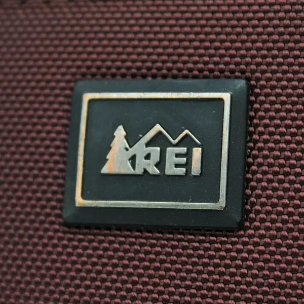 REI 24in Burgundy Soft Shell Roller Suitcase Luggage