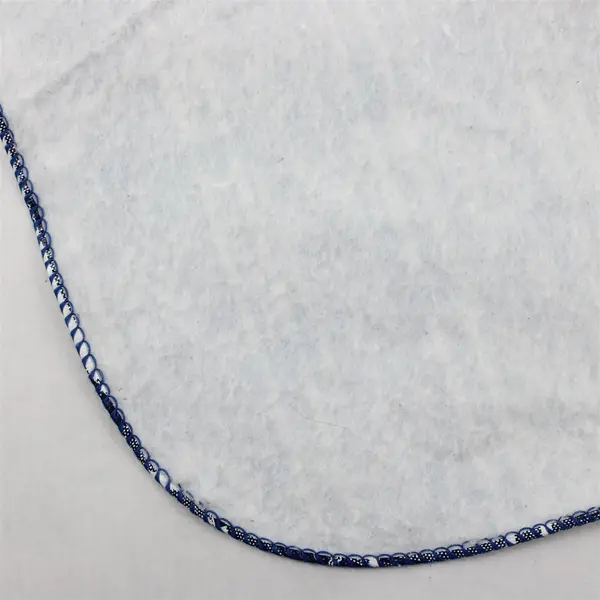 Blue and White Plaid Water-Resistant Rectangular Tablecloth 50" x 66"