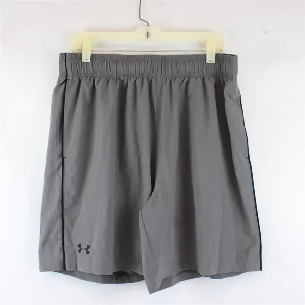 Under Armour Gray Loose Fit Basketball Shorts Men's XL