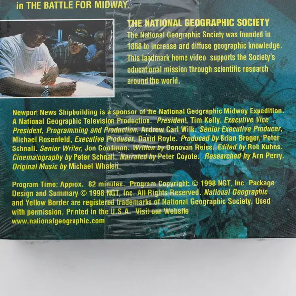 National Geographic Video The Battle For Midway VHS Tape New Sealed Movie 1998