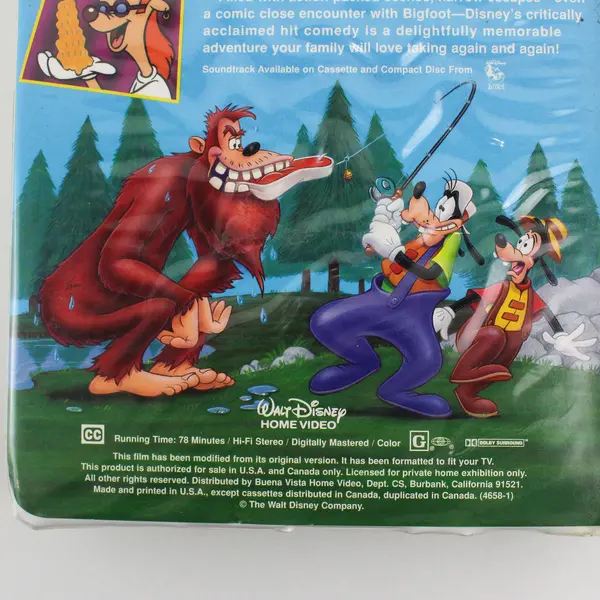 A Goofy Movie VHS Disney 1995 Video Tape Clamshell Used