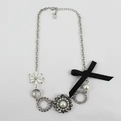 Simply Vera Vera Wang Faux Pearl Rhinestone Beaded Necklace
