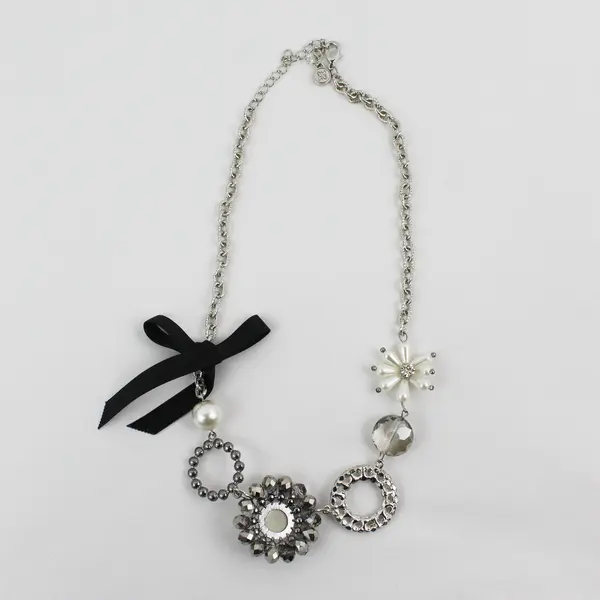 Simply Vera Vera Wang Faux Pearl Rhinestone Beaded Necklace