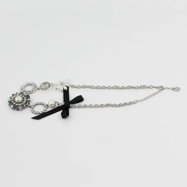 Simply Vera Vera Wang Faux Pearl Rhinestone Beaded Necklace