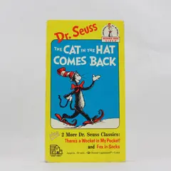 Dr. Seuss The Cat In The Hat Comes Back VHS 1989 Plus 2 More Dr. Seuss Classics