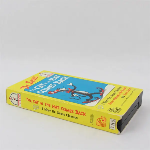 Dr. Seuss The Cat In The Hat Comes Back VHS 1989 Plus 2 More Dr. Seuss Classics
