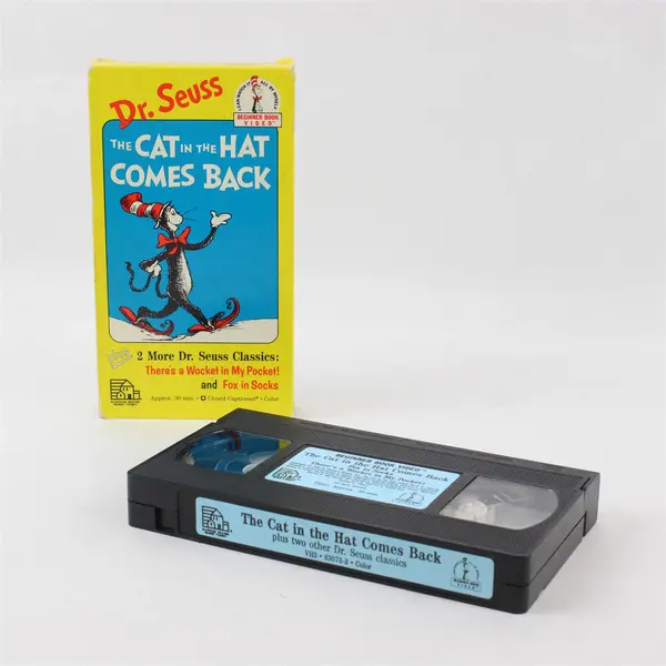 Dr. Seuss The Cat In The Hat Comes Back VHS 1989 Plus 2 More Dr. Seuss Classics