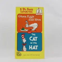 Dr. Seuss Green Eggs and Ham & The Cat in the Hat VHS Tape