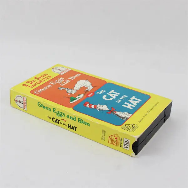Dr. Seuss Green Eggs and Ham & The Cat in the Hat VHS Tape