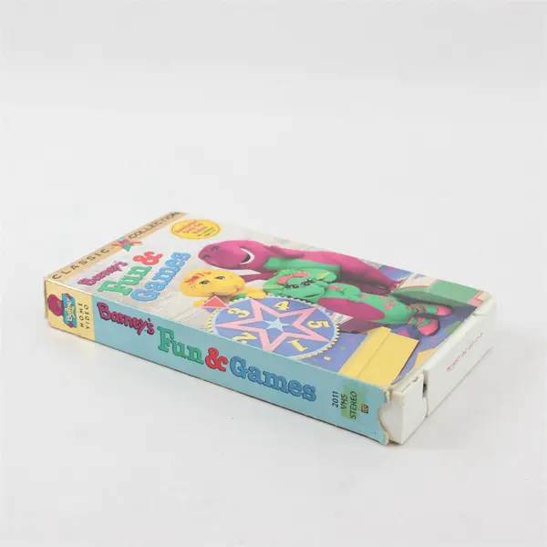 Barney's Fun & Games VHS 1996 Barney Home Video