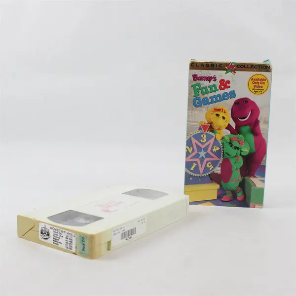Barney's Fun & Games VHS 1996 Barney Home Video