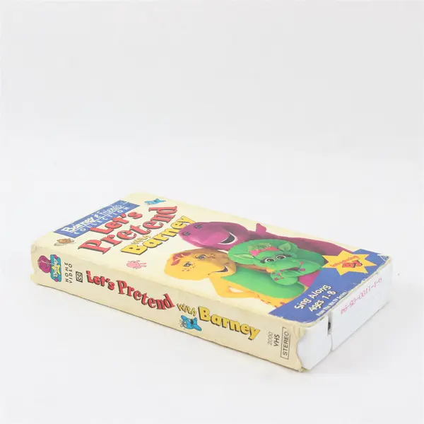 Barney & Friends Collection Let's Pretend with Barney VHS Video Tape Sing Along