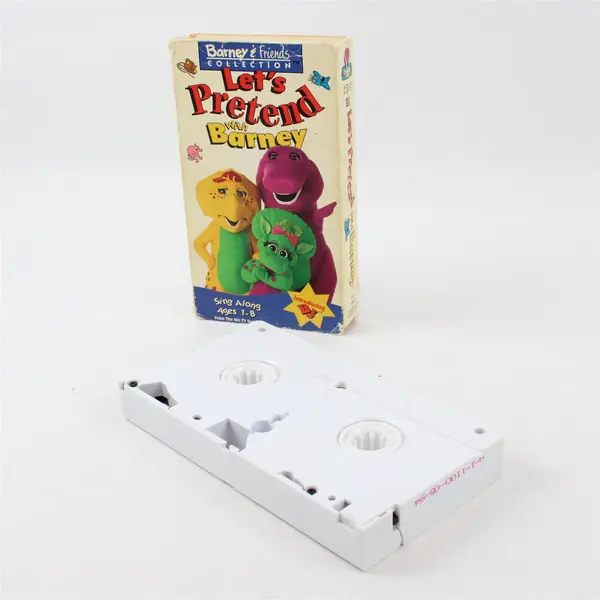 Barney & Friends Collection Let's Pretend with Barney VHS Video Tape Sing Along