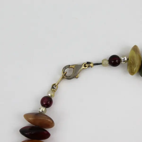 26" Colorful Chunky Gemstone Bead Necklace