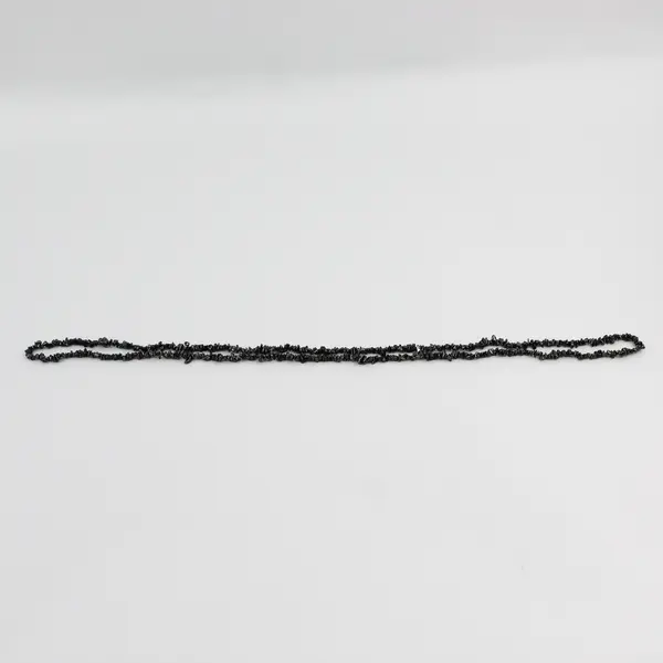 35 Inch Hematite Chip Strand Necklace