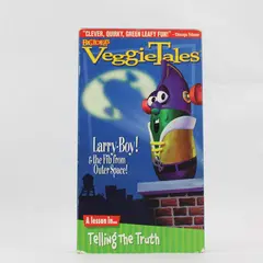 VeggieTales Larry-Boy! & the Fib from Outer Space! VHS 1998 Slip Sleeve