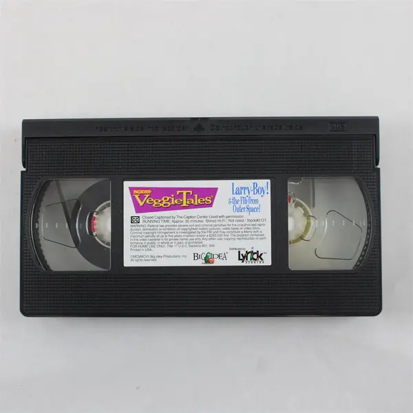 VeggieTales Larry-Boy! & the Fib from Outer Space! VHS 1998 Slip Sleeve