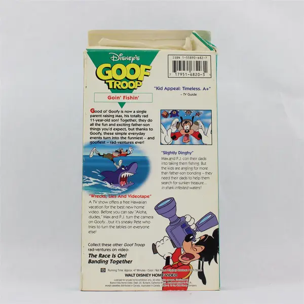 Disney's Goof Troop Goin' Fishin' VHS 1993