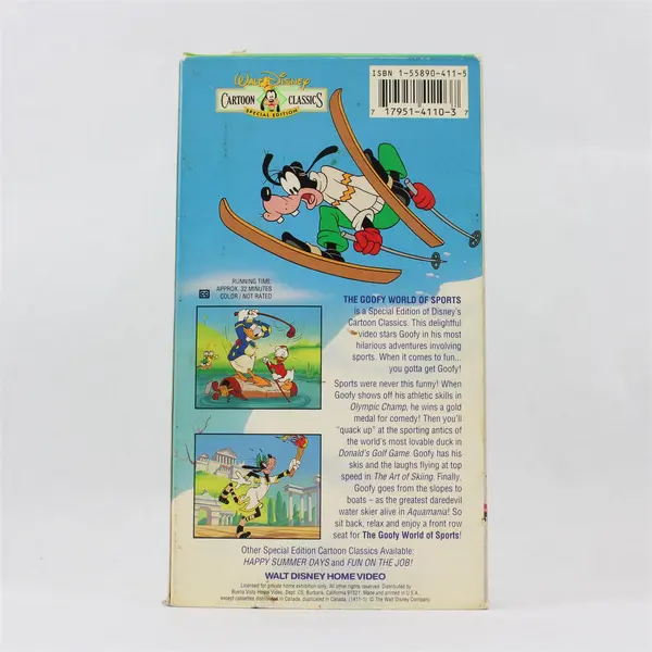 Walt Disney Cartoon Classics Special Edition - The Goofy World of Sports (VHS)