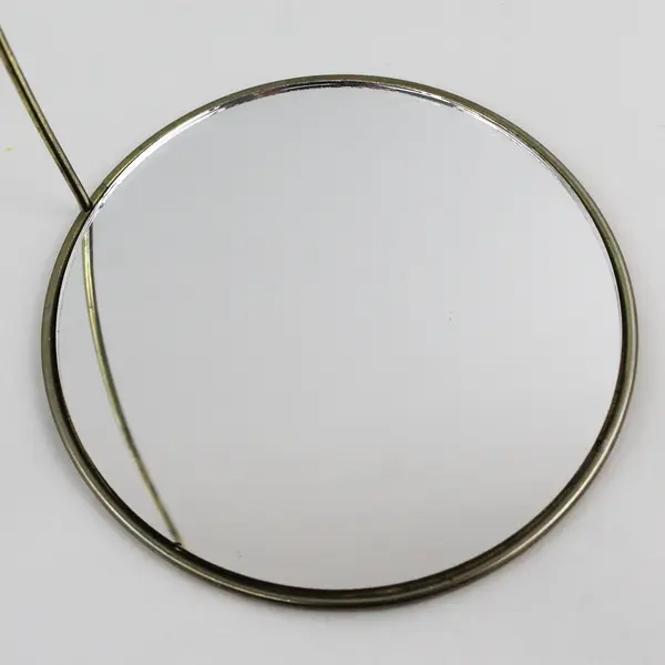 Tripar Gold-Tone Christmas Ornament Hanger Display Mirror Base 12"