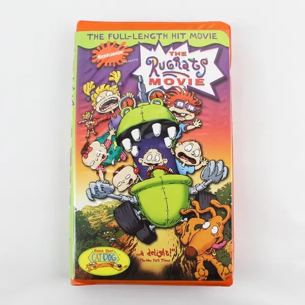 The Rugrats Movie 1998 Orange Clamshell Nickelodeon VHS 