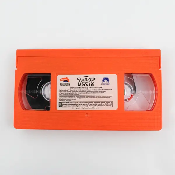 The Rugrats Movie 1998 Orange Clamshell Nickelodeon VHS 