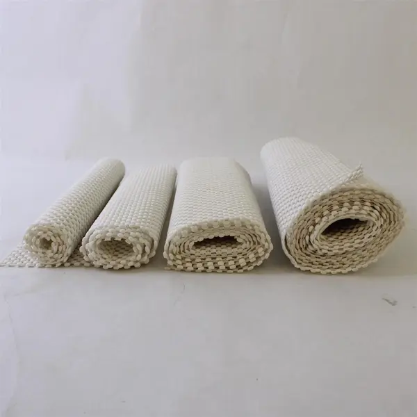 Lot of Off-White Non-Slip Rug Pads 13 Ft Total Length