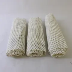 Lot of Off-White Non-Slip Rug Pads 12 Ft Total Length