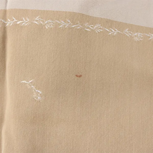 Floral Bouquet Embroidered Beige Rectangular Tablecloth 45" x 62"