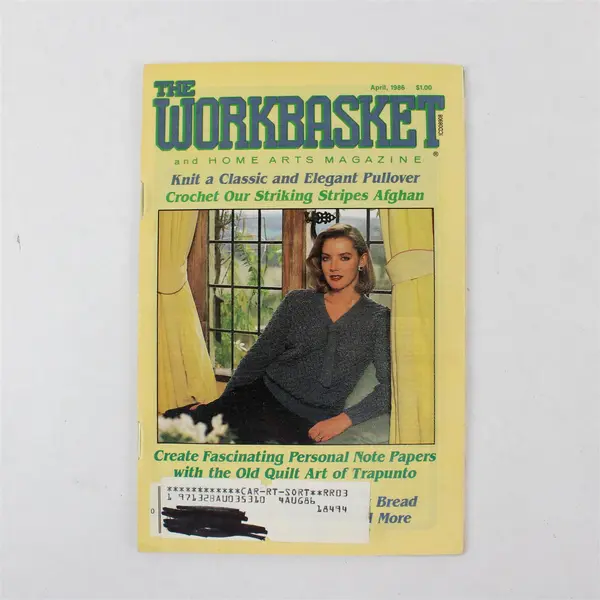 Vintage 1986 Lot of 9 The Workbasket and Home Arts Magazine Issues 