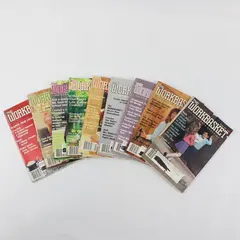 Vintage 1987 Lot of 9 The Workbasket and Home Arts Magazine Issues 