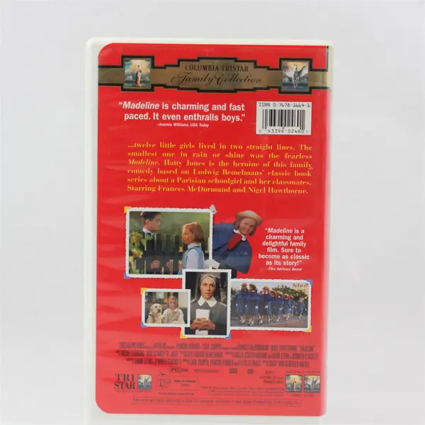 Madeline VHS with Clamshell Case TriStar Pictures 1998