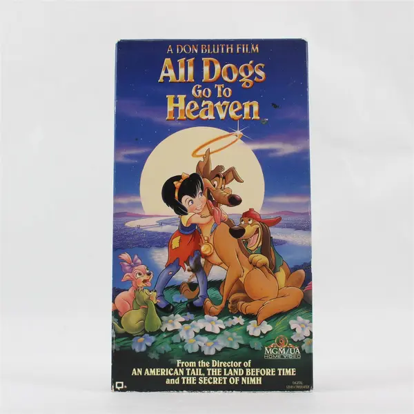 All Dogs Go To Heaven VHS with Slip Case  MGM/UA Home Video 1989