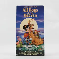 All Dogs Go To Heaven VHS with Slip Case  MGM/UA Home Video 1989