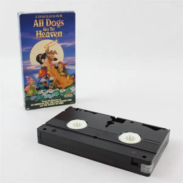 All Dogs Go To Heaven VHS with Slip Case  MGM/UA Home Video 1989