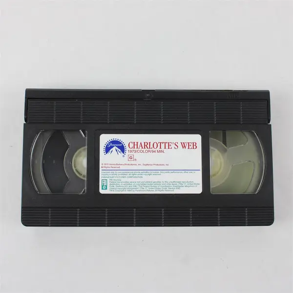 1973 Charlotte’s Web VHS Family Movie Kids Children Classic Paramount