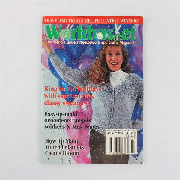Vintage The Workbasket and Home Arts Magazine Issue January 1994 