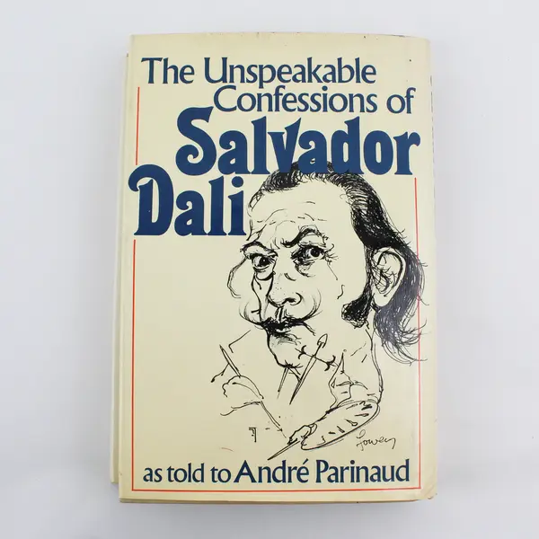 Vintage The Unspeakable Confessions of Salvador Dali Andre Parinaud 1976 HC DJ