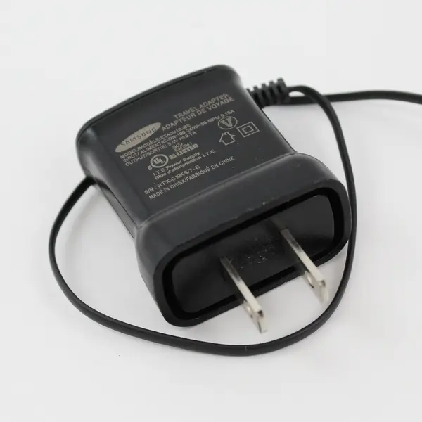 Samsung Travel Adapter ETA0U10JBE Black Micro-USB 5' Cord