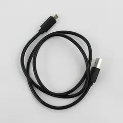 USB Cable Black With USB-A Male & Micro-USB Male Connectors Electronics Use 26"
