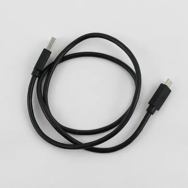 USB Cable Black With USB-A Male & Micro-USB Male Connectors Electronics Use 26"