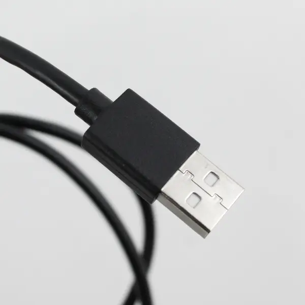 USB Cable Black With USB-A Male & Micro-USB Male Connectors Electronics Use 26"