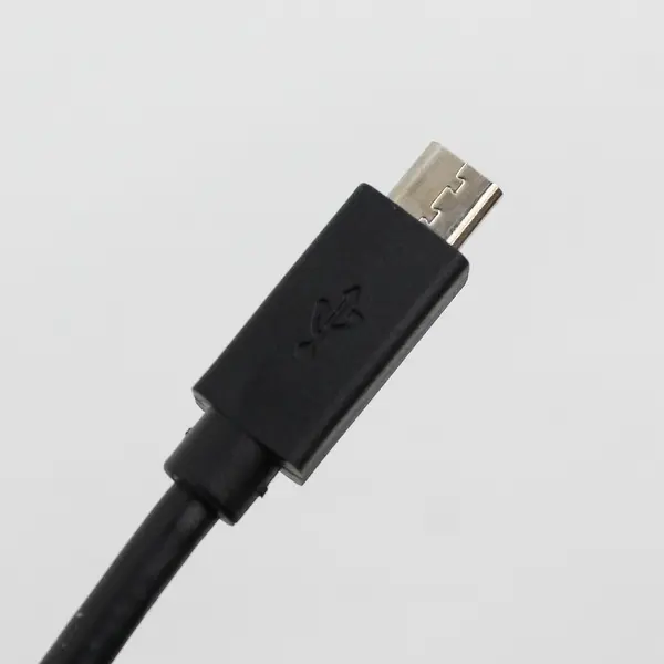 USB Cable Black With USB-A Male & Micro-USB Male Connectors Electronics Use 26"