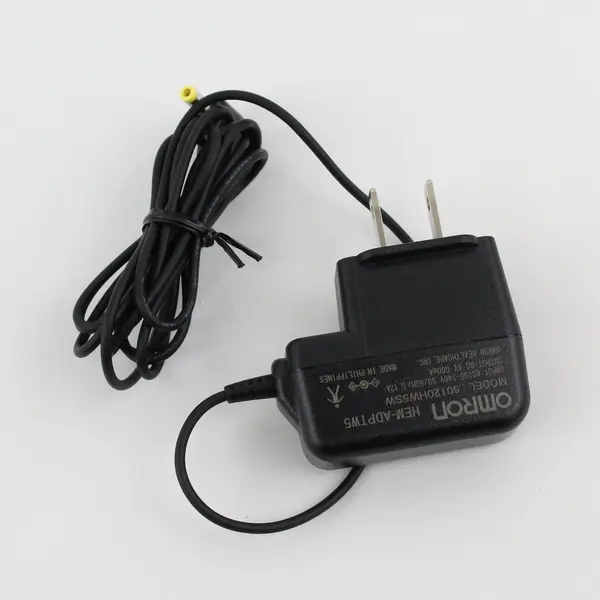 Omron HEM-ADPTW5 AC Adapter for Select Blood Pressure Monitors 5' Cord