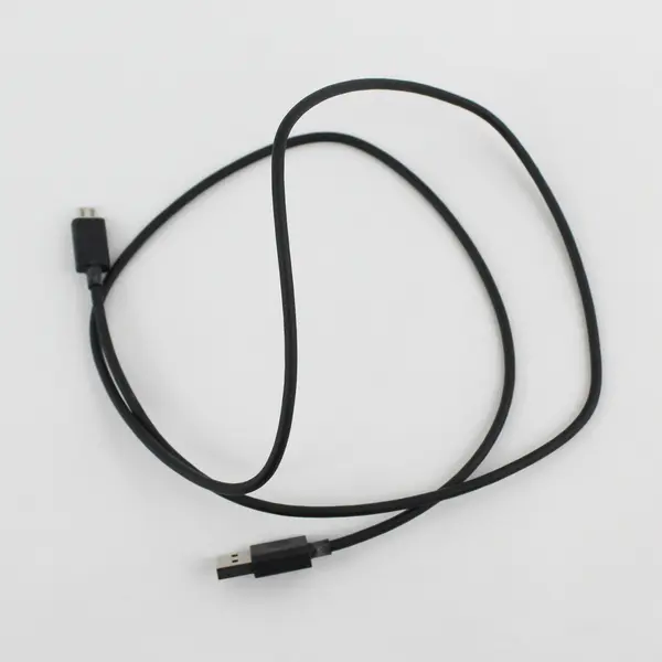 USB Cable Black With USB-A and Micro-USB Connectors Older Androids 3' Long