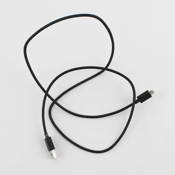 USB Cable Black With USB-A and Micro-USB Connectors Older Androids 3' Long
