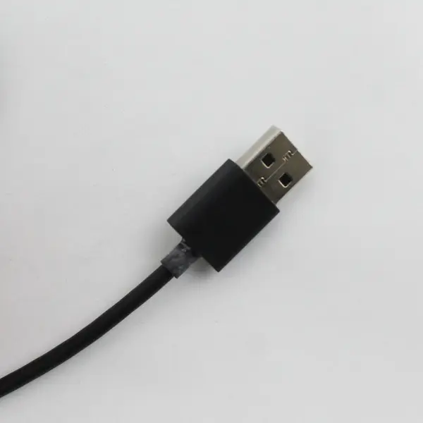 USB Cable Black With USB-A and Micro-USB Connectors Older Androids 3' Long