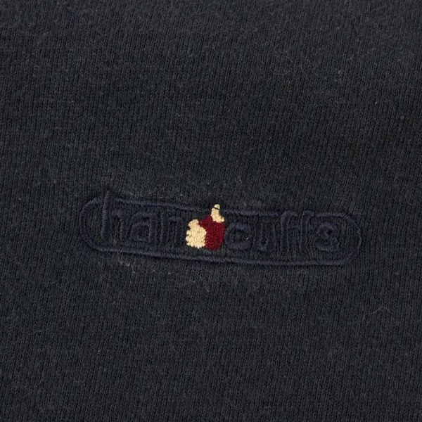Vintage 90s Handcuffs Blue Crewneck Sweatshirt Embroidered Logo USA X-Large