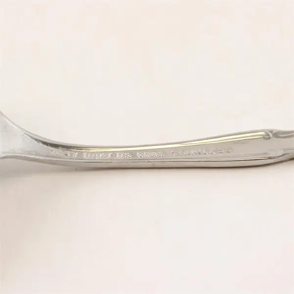 Three 1847 Rogers Bros Stainless Meat Forks- Pattern Unknown