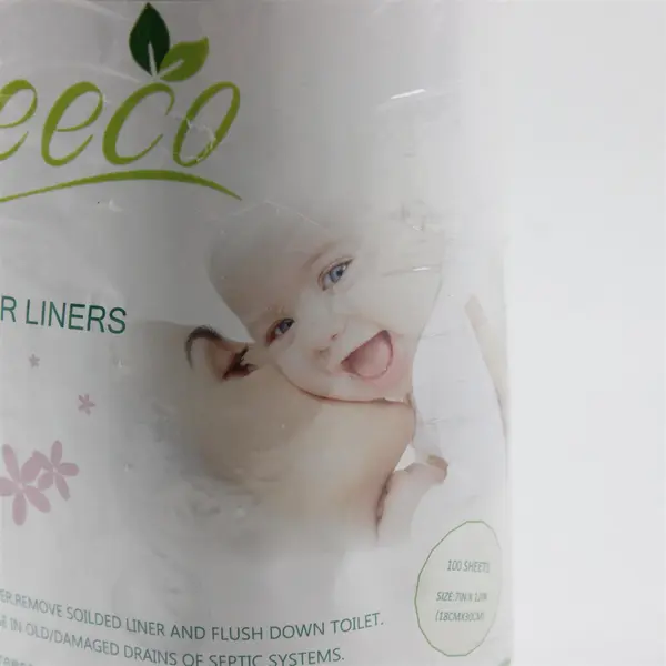 WeGreeco Bamboo Flushable Diaper Liners Roll